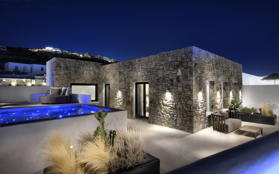 Aeonic Suites & Spa - Only Adults Ornos  Buitenkant foto